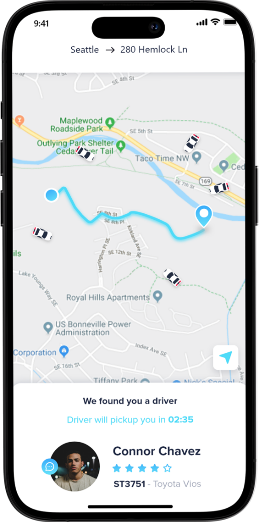 Customer App Features
