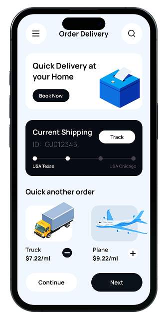 customer logistics app development in Dubai