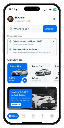 uber clone app development