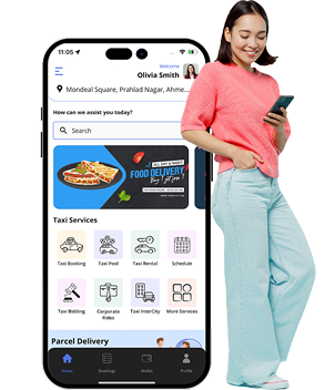 Delivery app screen