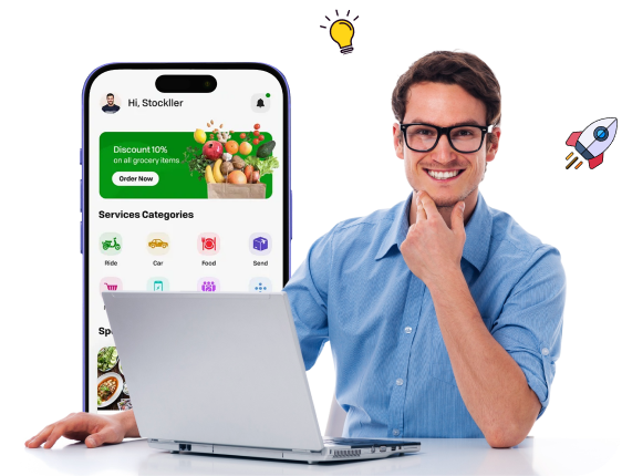 Delivery app preview