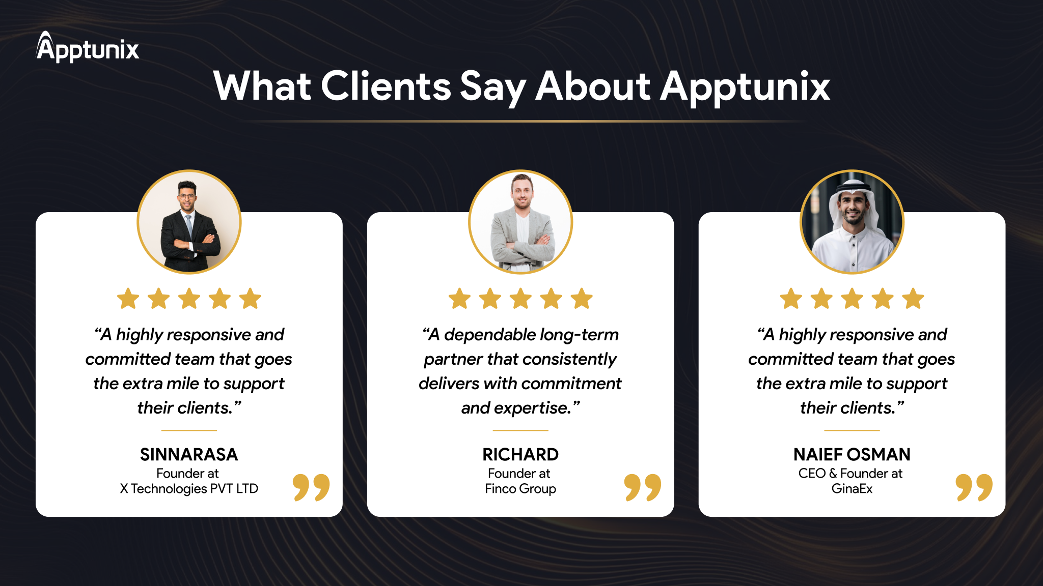 What clients say about Apptunix