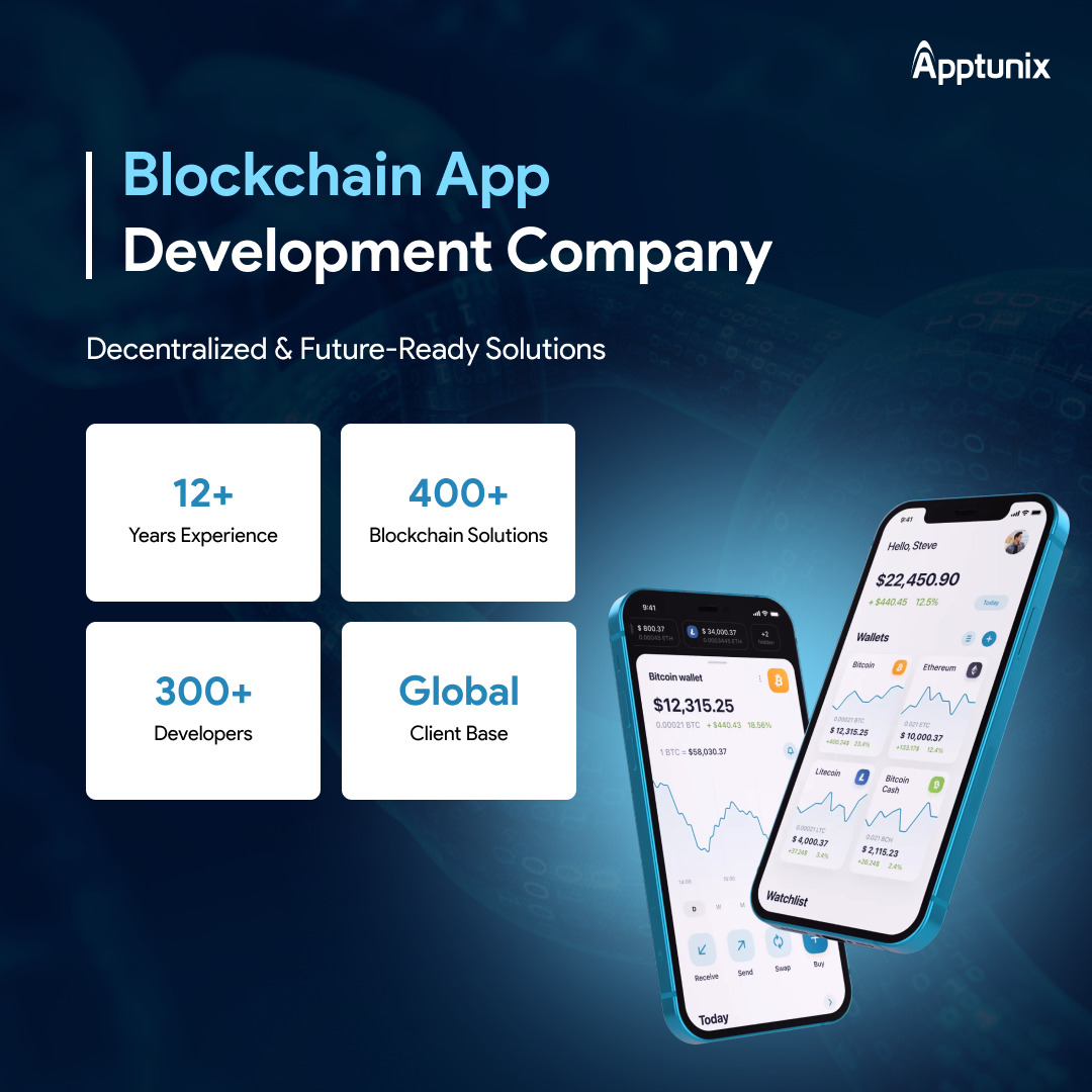 Custom Blockchain App Development Company | Apptunix