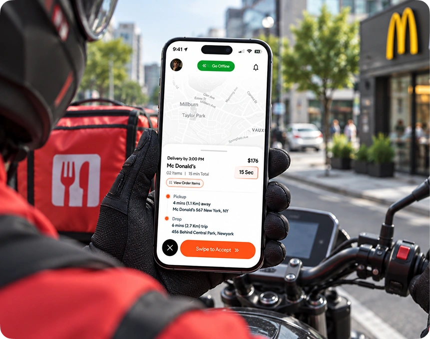 Driver App Preview