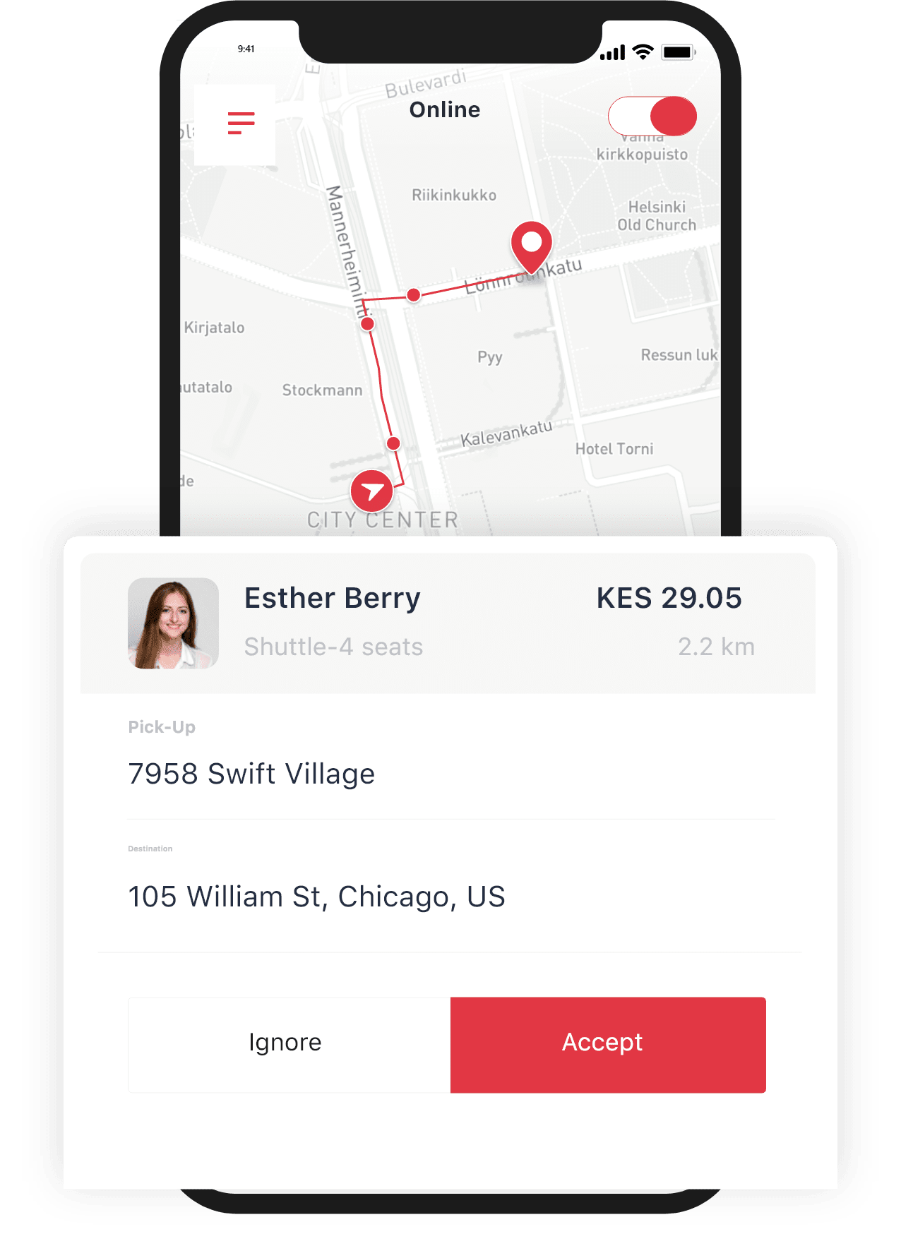 Delivery Agent App