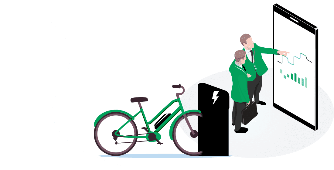 launch E-Bike sharing app