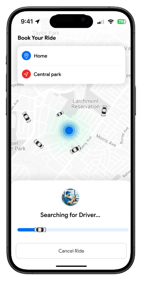 Seamless Ride Booking