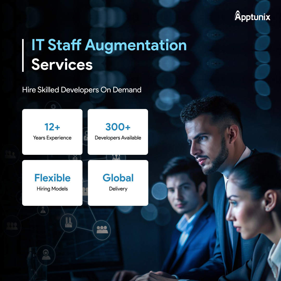IT Staff Augmentation Services | 300+ Expert Worldwide | Apptunix