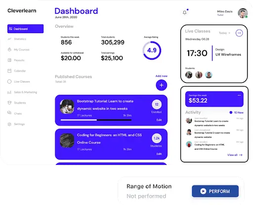 TUTOR DASHBOARD
