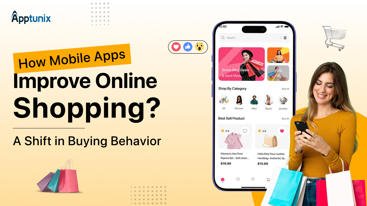 How mobile apps improve online shopping?