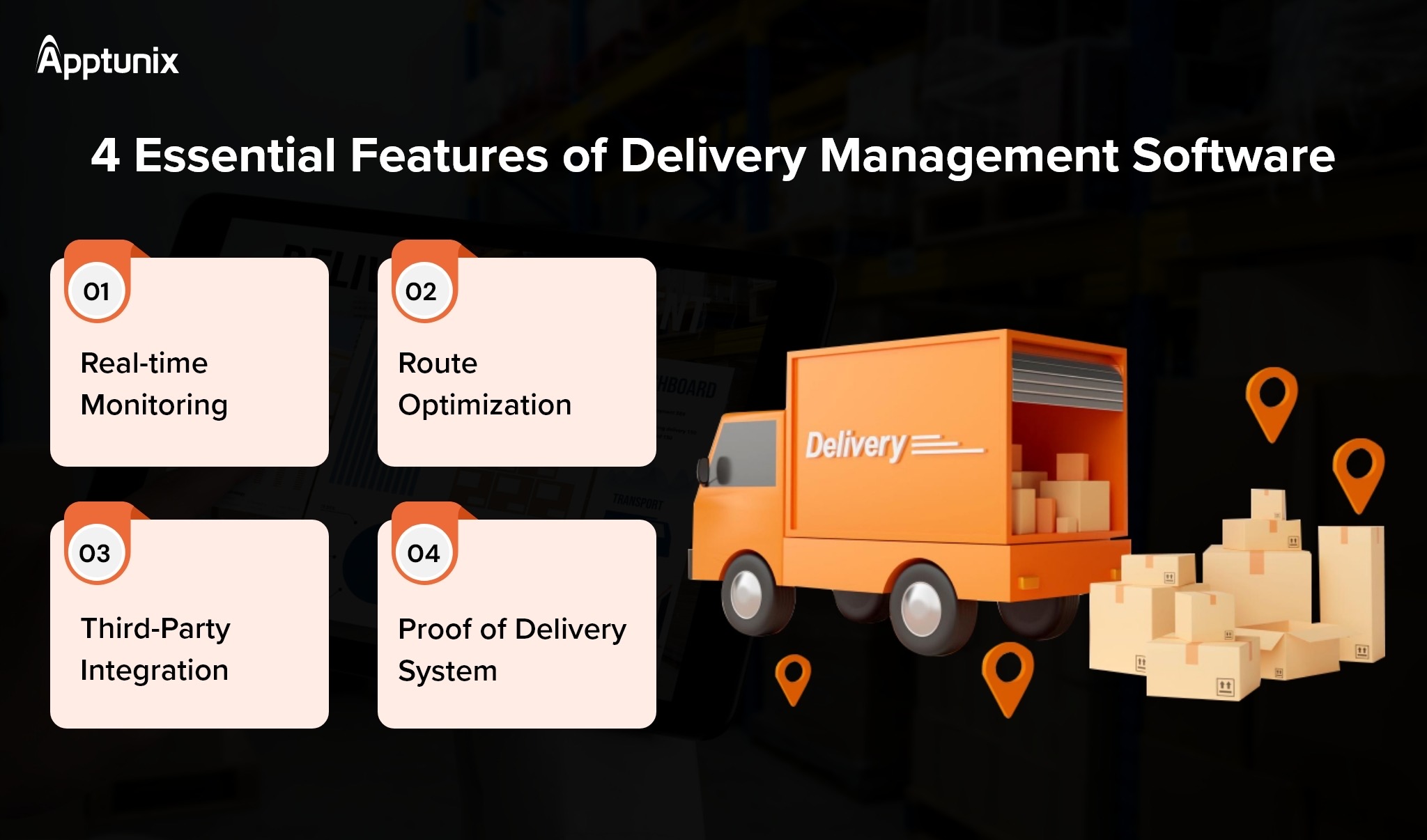 features of delivery management solutions