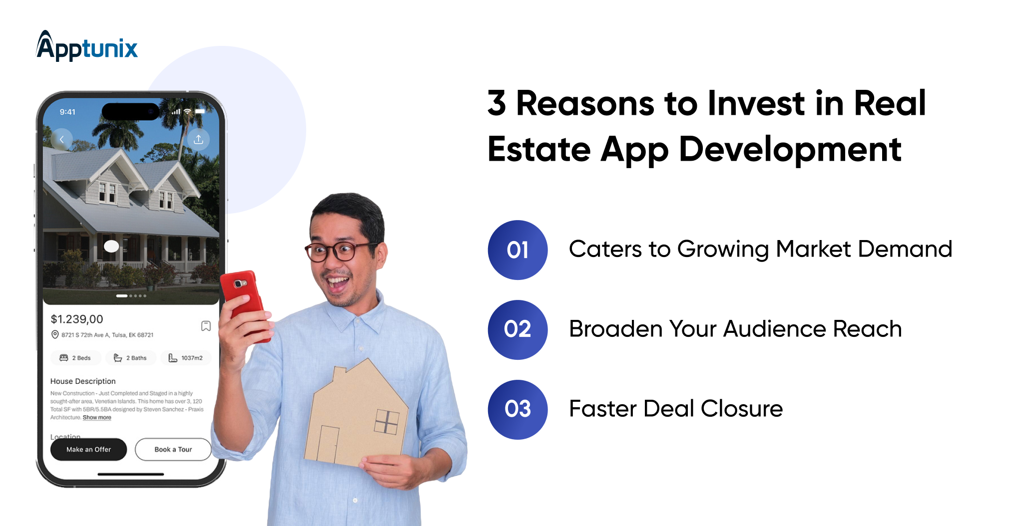 top 3 reasons to invest in real estate app