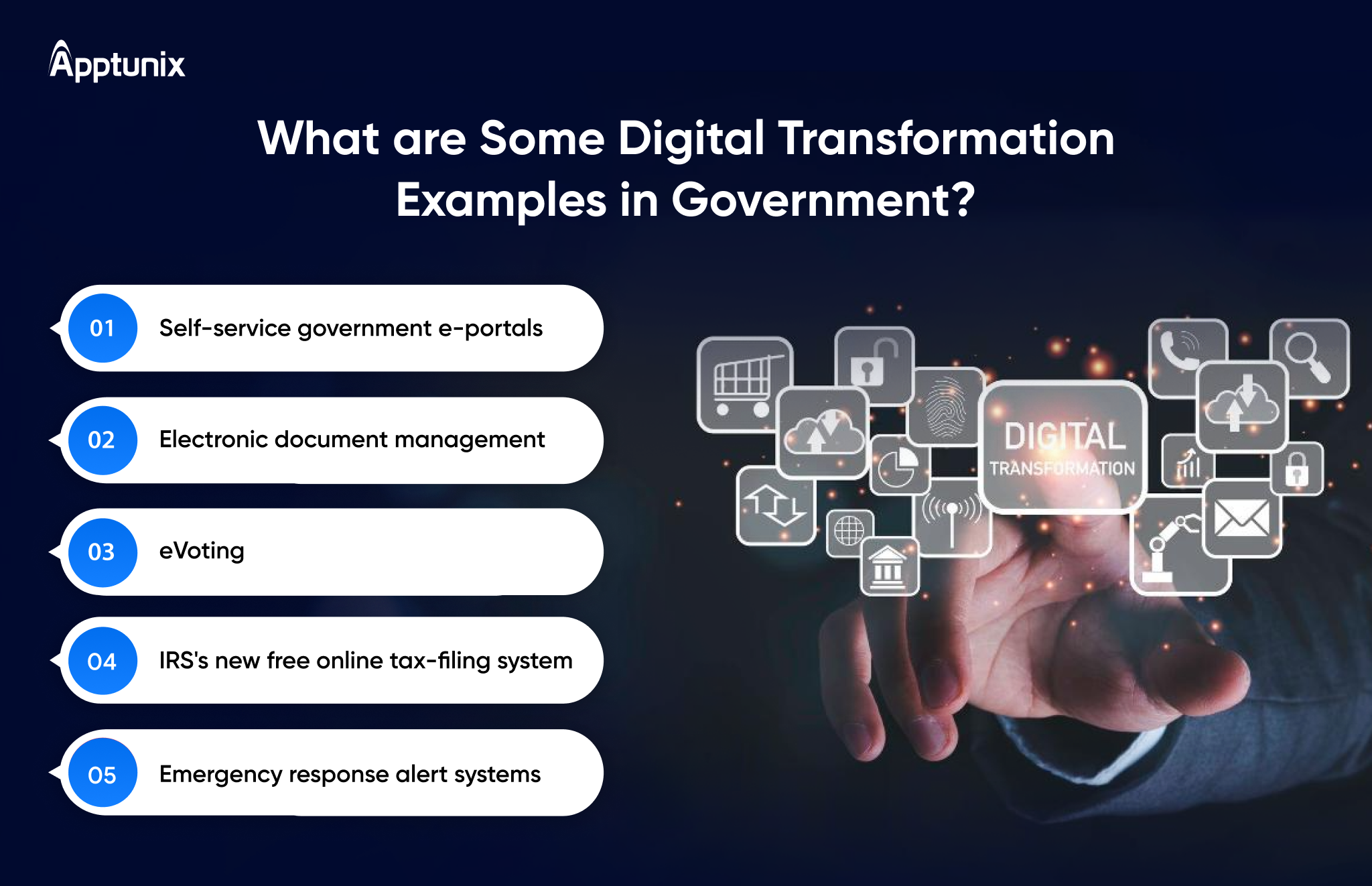 digital transformation examples for government applications 