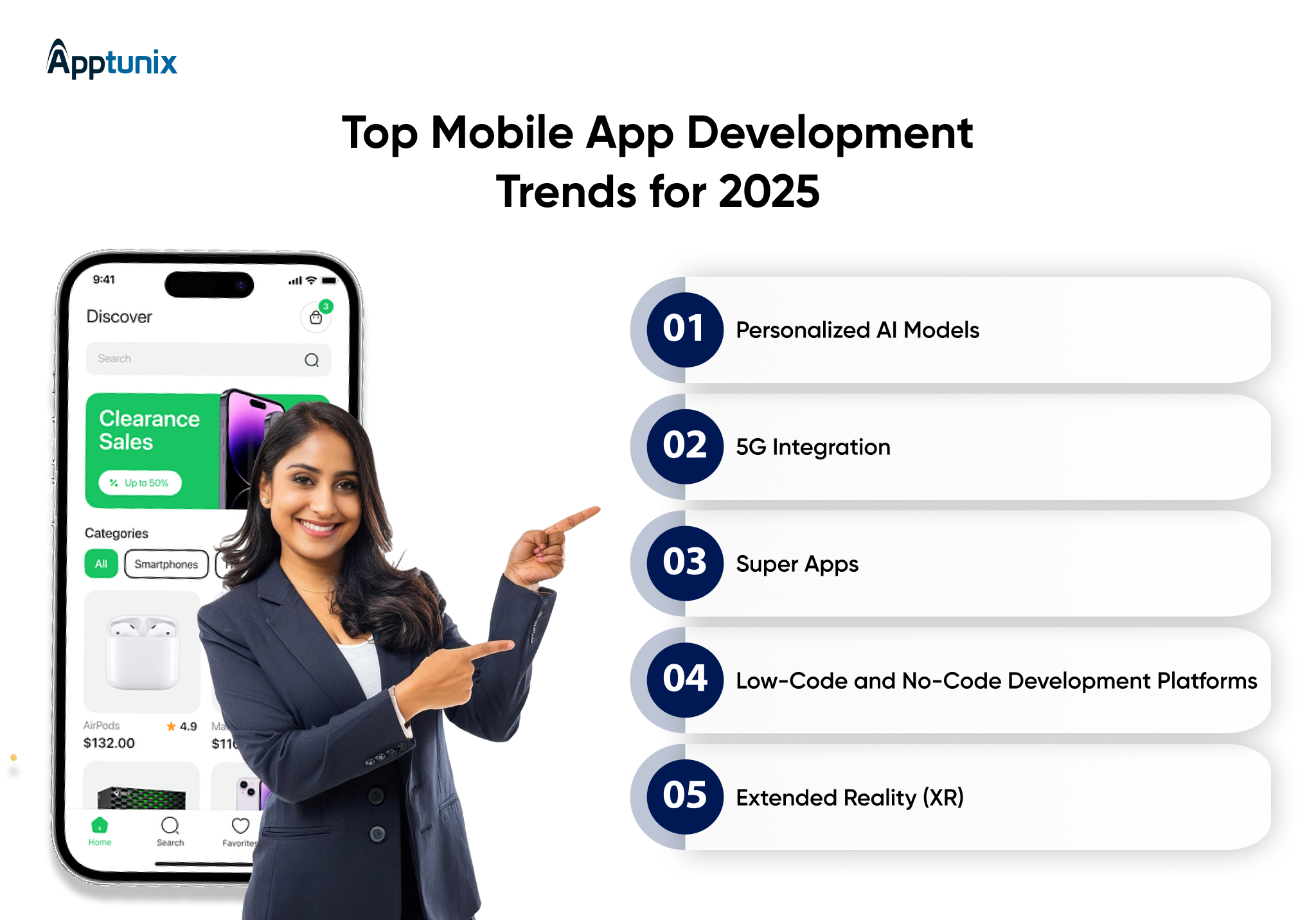 top mobile app development trends for 2025