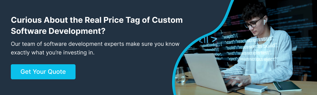 custom software development cost