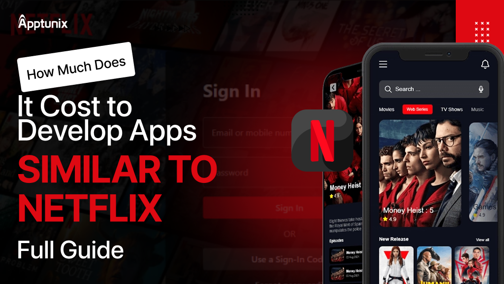 cost to develop an app like Netflix