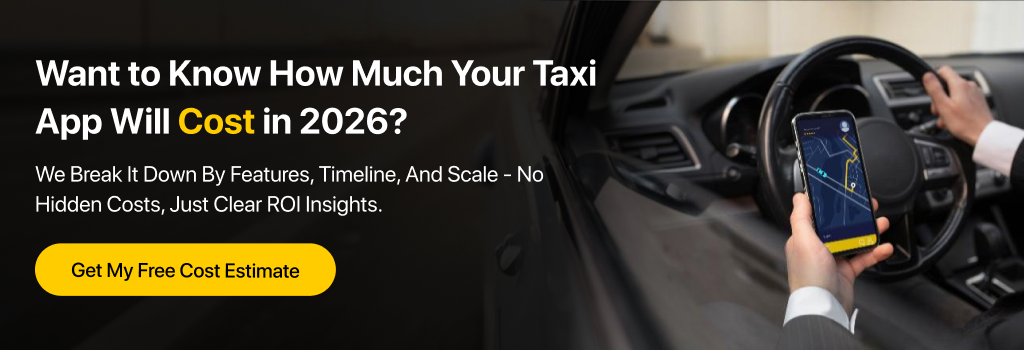 taxi app development cost