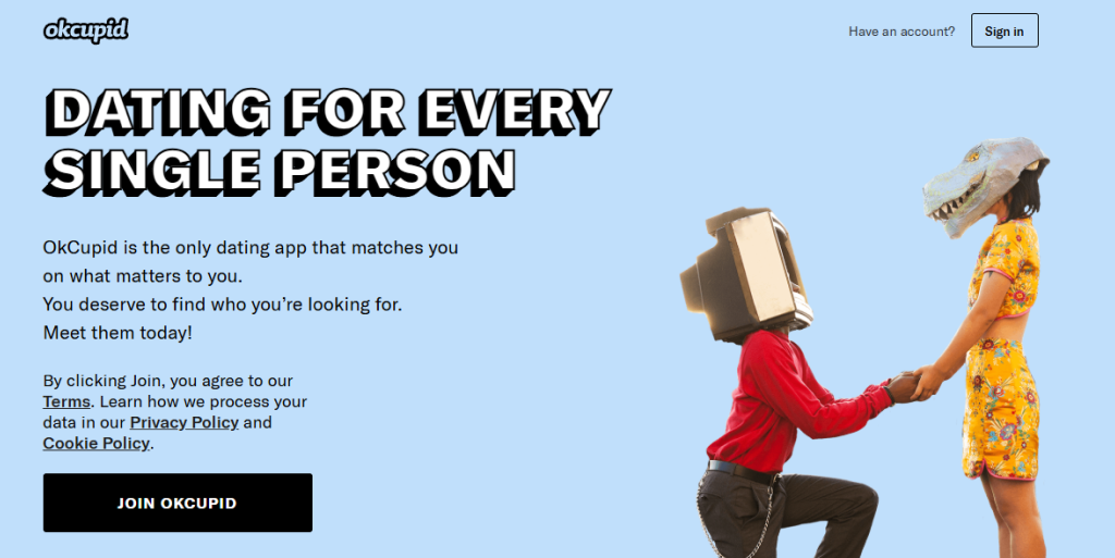 USA dating app OkCupid 