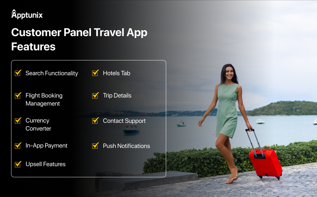 Customer Feature of Travel app
