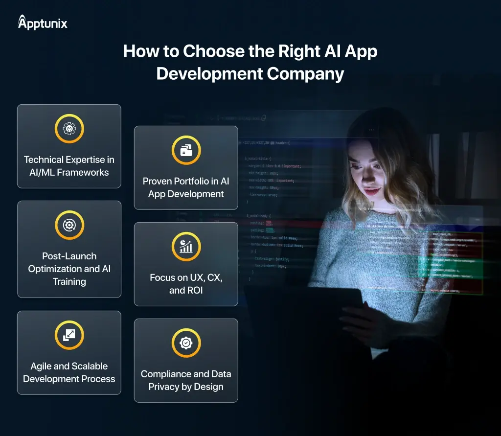 How to Choose the Right AI App Development Company