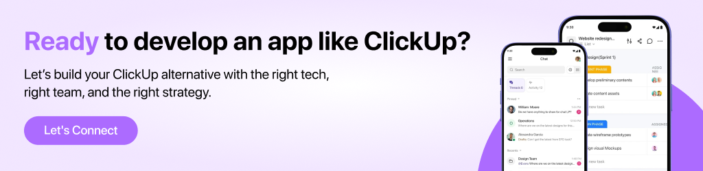 Develop an app like ClickUp 