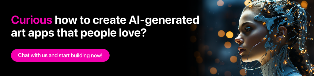 Create AI generated art apps 