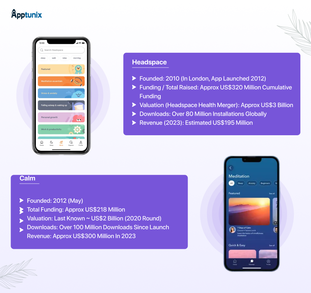 Calm Business Model and Headspace Business Model