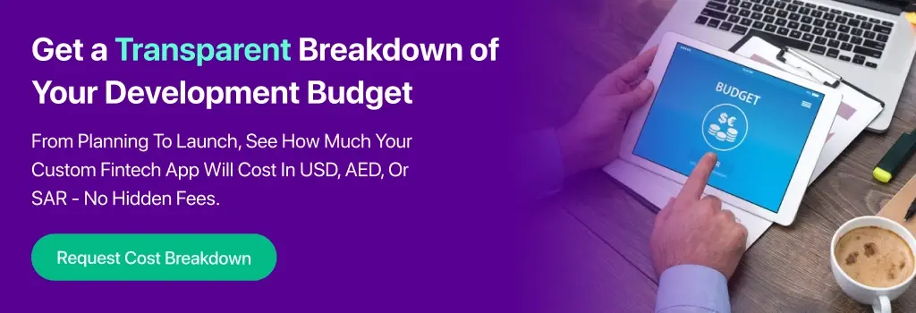Fintech App development cost