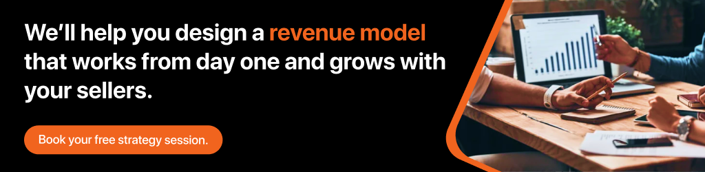 Marketplace app revenue model 