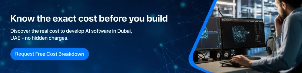 cost to develop AI software in Dubai, UAE