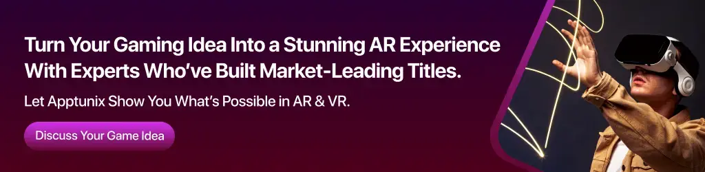 AR game development company
