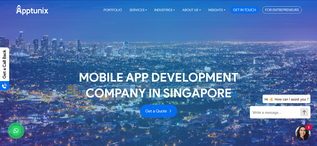 Top 1 mobile app development company Singapore 2025