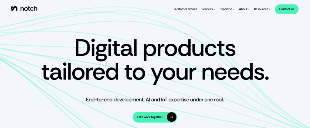 Notch leading among top AI development companies in london