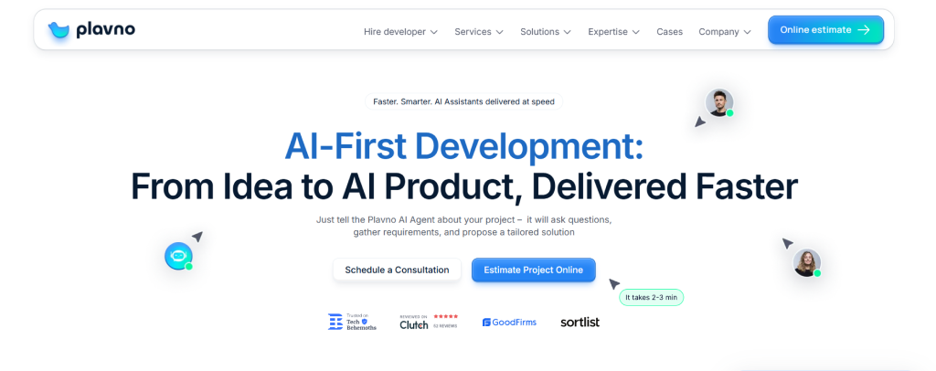 Plavno: best AI development firm in london