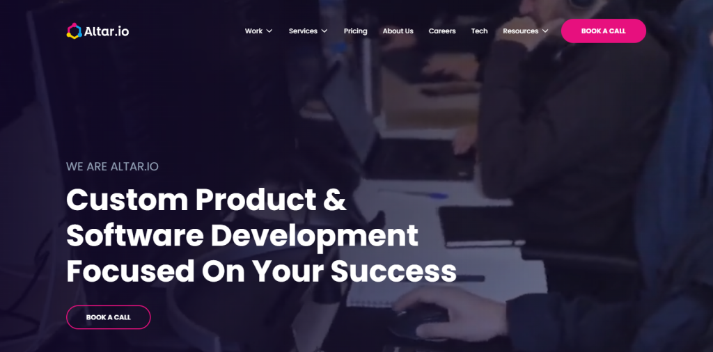 Altar.io: best for custom AI product and software development