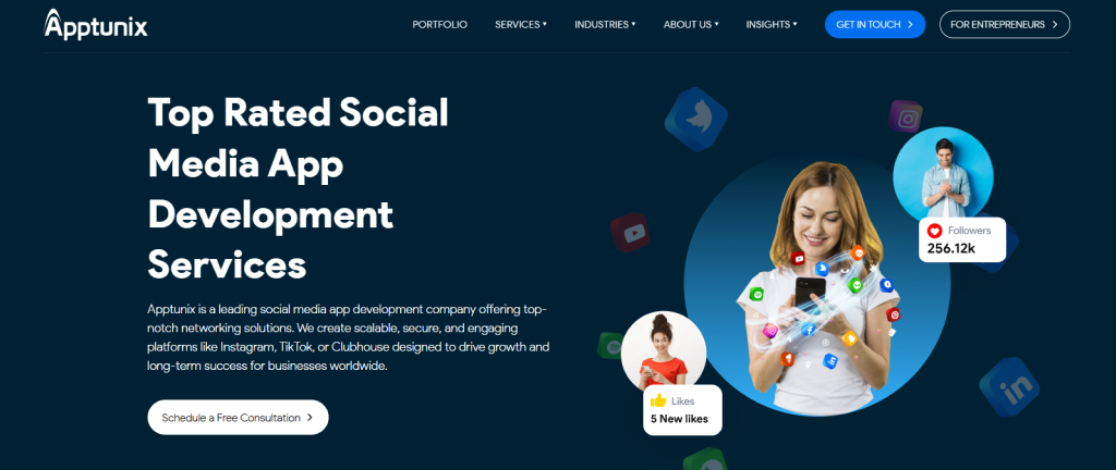 best social networking app development company