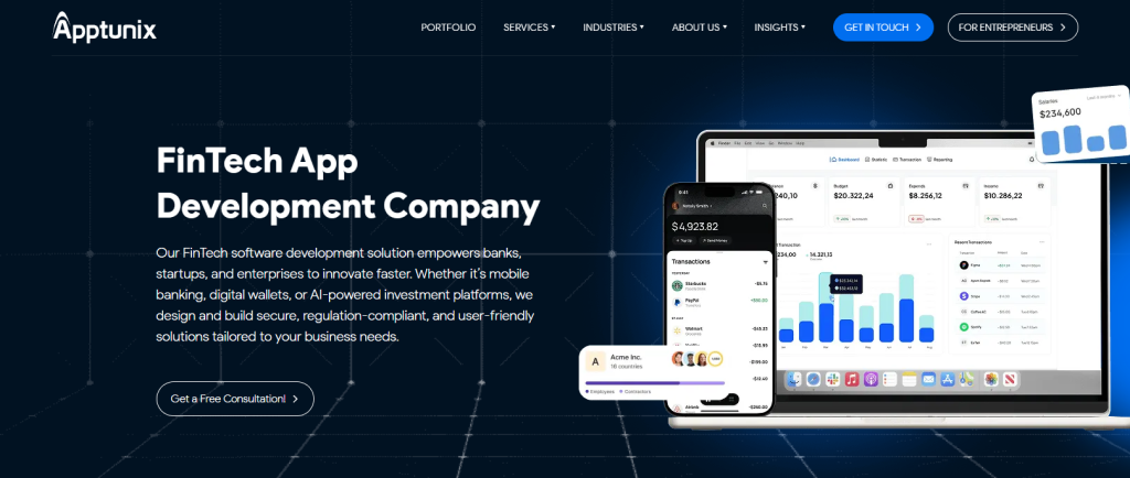 fintech mobile app development company
