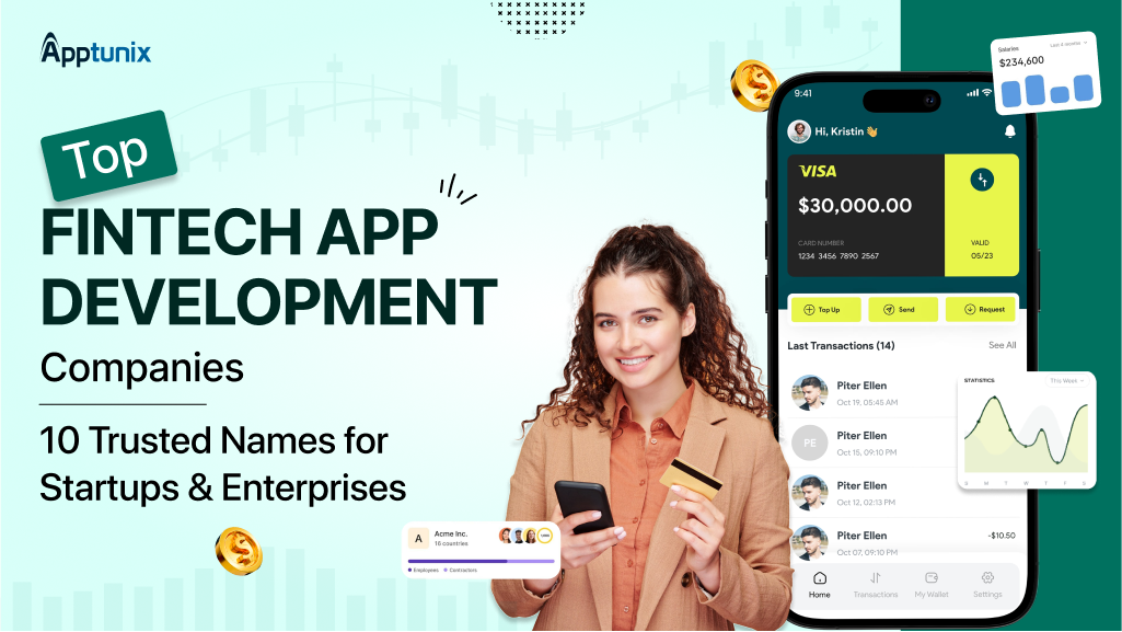 Top Fintech App Development Companies: 10 Trusted Names for Enterprises & Startups