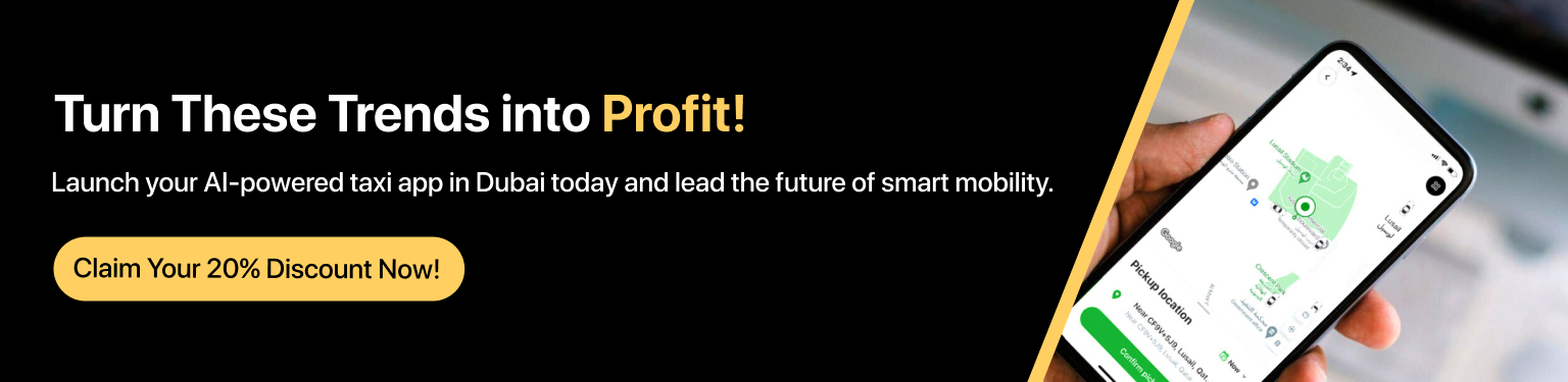 AI-powered taxi app in Dubai 