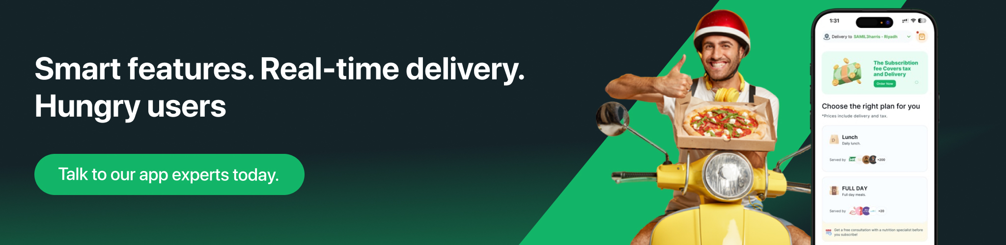 create a food delivery app like DailyMealz