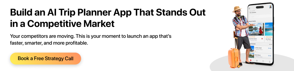 AI Trip Planner App Development solutions