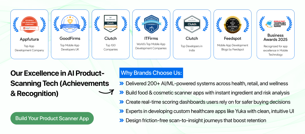 build your product scanner app like Yuka with us