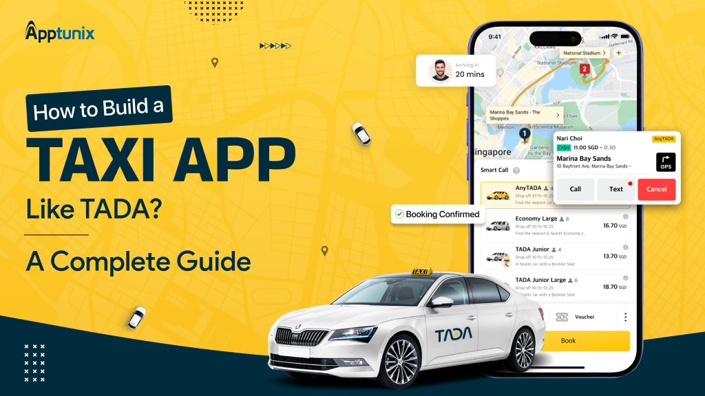 Build a taxi app like TADA