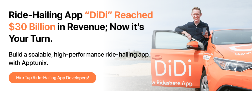 hire top ride-hailing app developers