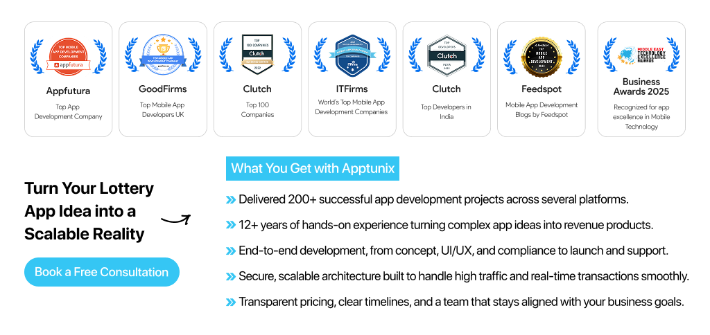 CTA to build a mahzooz-like app with apptunix