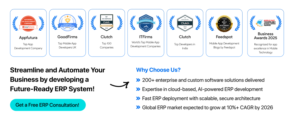 ERP software development services 