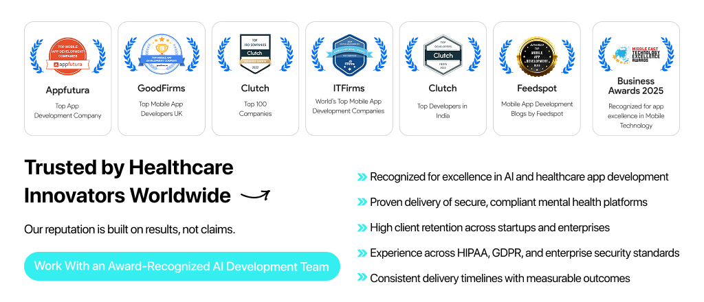 AI therapy app development company