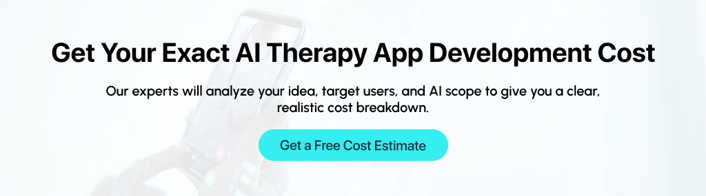 AI Therapy App Development Cost