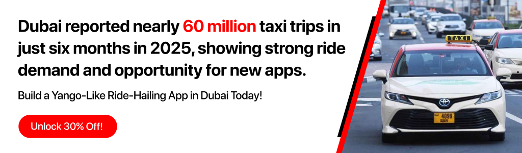 Ride-hailing app in Dubai 