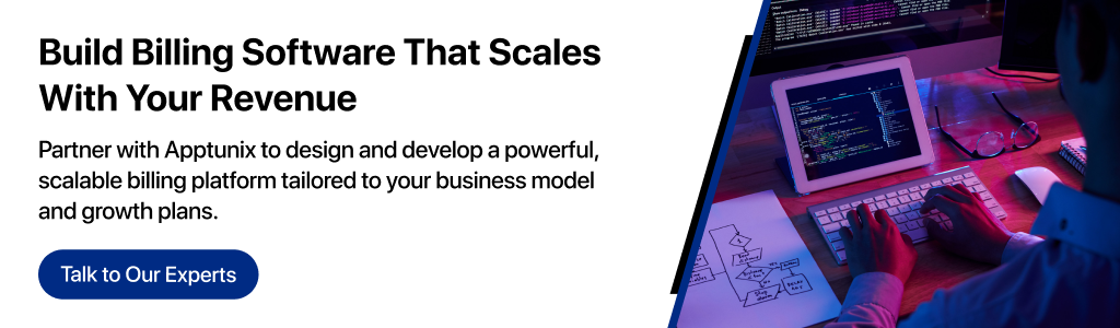 CTA: make your own business billing software. 